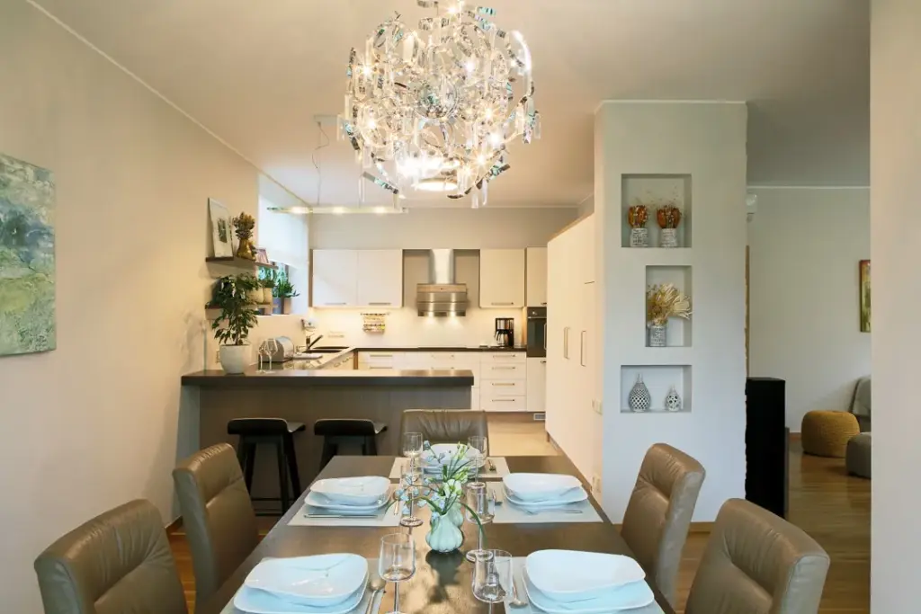 Modern elegant kitchen in a family house Roztoky u Prahy/ Interior design Prague Olina Puchalova