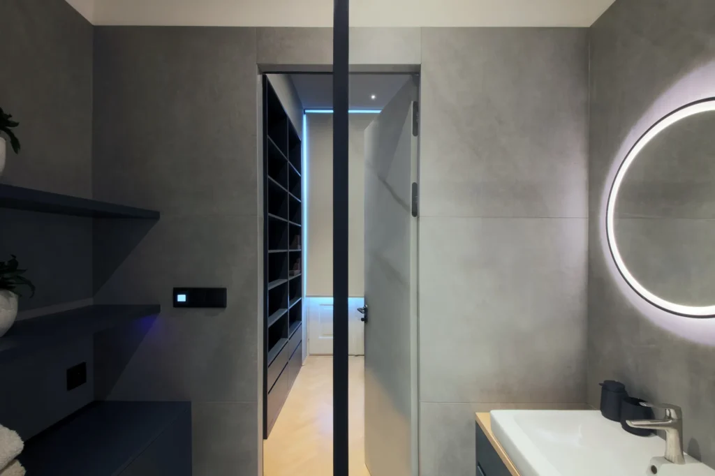 Rekonstrukce koupelny v historickém bytě/ Interiérový designer Praha Olina Puchalová