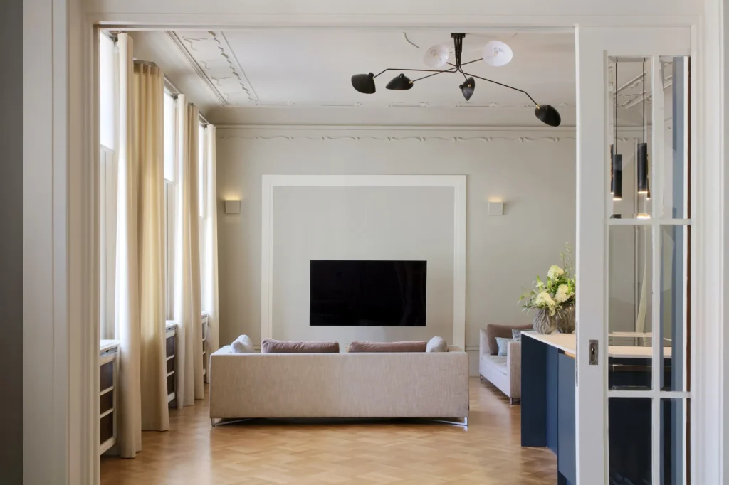 Rekonstrukce historického bytu Praha/ Interiérový design Praha Olina Puchalová