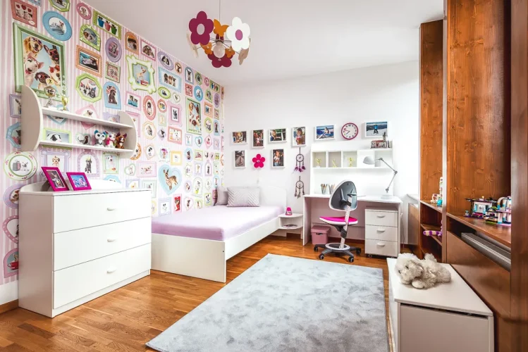 Joyful schoolgirl's room/ Interior designer Prague Olina Puchalova